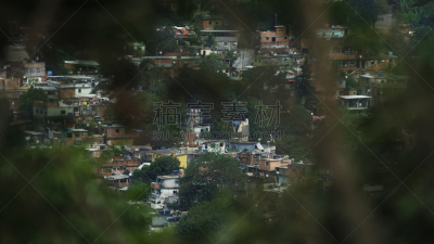 里约热内卢,高大的,风景,平视角,南美,水平画幅,无人,夏天,贫民窟,2014年
