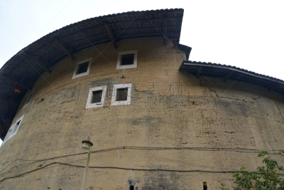 蒂卢,客家族,福建省,乡村,中国,南京,庭院,世界遗产,多云,中国东部