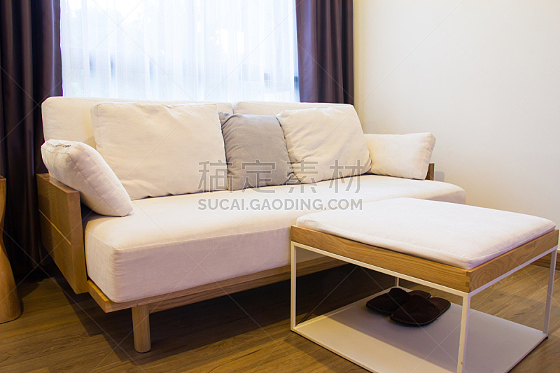 沙发,起居室,桌子,水平画幅,无人,装饰物,房屋,家具,舒服,泰国