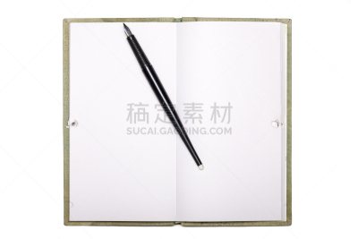 空白的,笔记本,巨大的,墨水笔,圆珠笔,留白,水平画幅,会议,古老的,书页