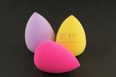 人的脸部,海绵,化妆用品,扑面粉,华丽的,舞台妆,背景分离,粉底,复古风格,化妆刷