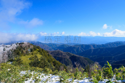 日本阿尔卑斯山脉,日本,山,看风景,北岳山,木曾山,赤石山脉,长野县,著名自然景观,自然