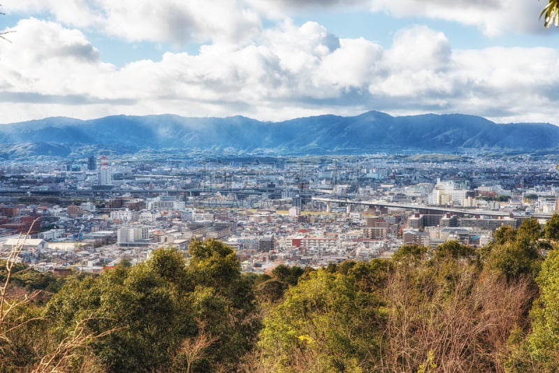 京都府,都市风景,日本,传统,城市生活,现代,著名景点,京都市,鸟居,户外