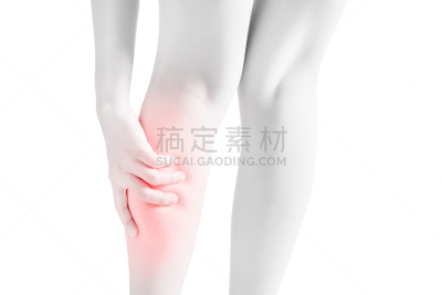 腿,痛苦,白色背景,剪贴路径,女人,人类小腿,分离着色,锐角,胫骨,部分