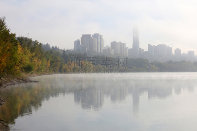 秋天,埃德蒙顿,气候,城市生活,环境,天气,北萨克其万河,加拿大,萨克其万河,草