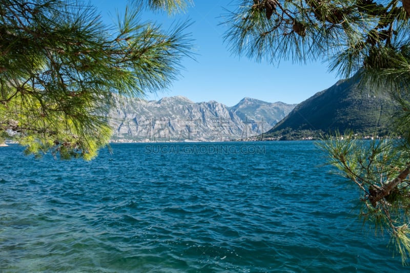 夏天,科托尔湾,黑山,全景,海景,风景,挪威,斯堪的纳维亚半岛,阿尔巴尼亚,著名景点