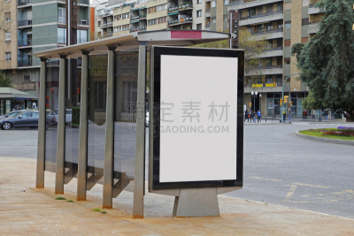 公共汽车站,空白的,停车场,留白,水平画幅,消息,玻璃,户外