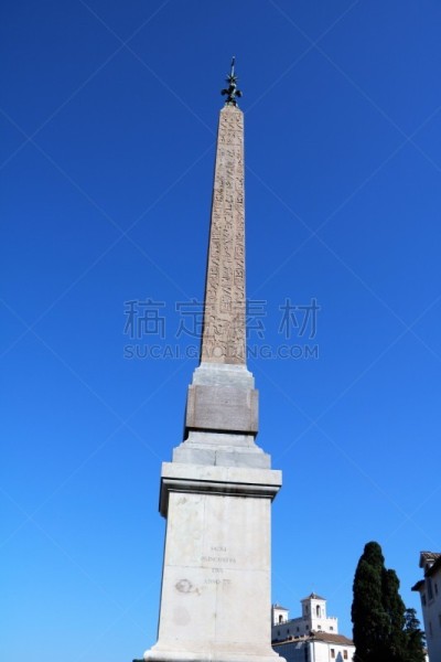 罗马,意大利,台阶楼梯,奥贝里斯科,国际著名景点,piazza di spagna,西班牙阶梯,黄昏,圆顶建筑