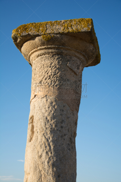 罗马风格,柱子,印布里阿斯,廊柱,垂直画幅,天空,古代文明,加泰隆尼亚,无人,欧洲
