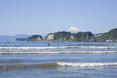 海岸线,看风景,伊豆半岛,相模湾,富士山,水平画幅,地形,山,摄影,旅游