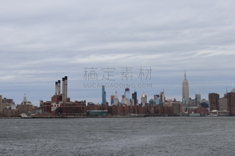 纽约,建筑,外立面,水平画幅,无人,户外,都市风景,现代,商业金融和工业,街道