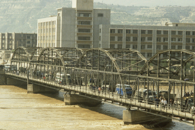 1979,兰州,黄河,甘肃省,河流,看风景,市区,桥,美,留白