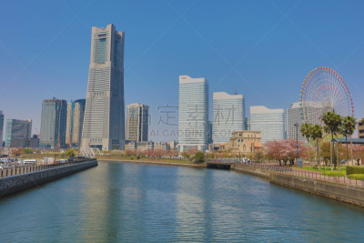 横滨,居住区,横滨高速铁路,商务,车轮,著名景点,河流,户外,建筑,办公室