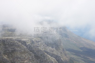 南非桌山,视角,西开普省,十二门徒岩,大西洋,色彩鲜艳,著名景点,自然美,户外,高处