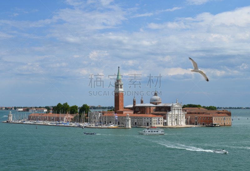 岛,看风景,圣大乔治岛,帕拉第奥式,公爵宫总督宫,艺术,外立面,水平画幅,墙