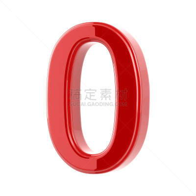 数字0,闪亮的,形状,无人,白色背景,塑胶,背景分离,方形画幅,特写,红色