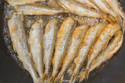 鱼类,面粉,动力设备,水平画幅,生食,海产,煎锅,金属,锅,俄罗斯