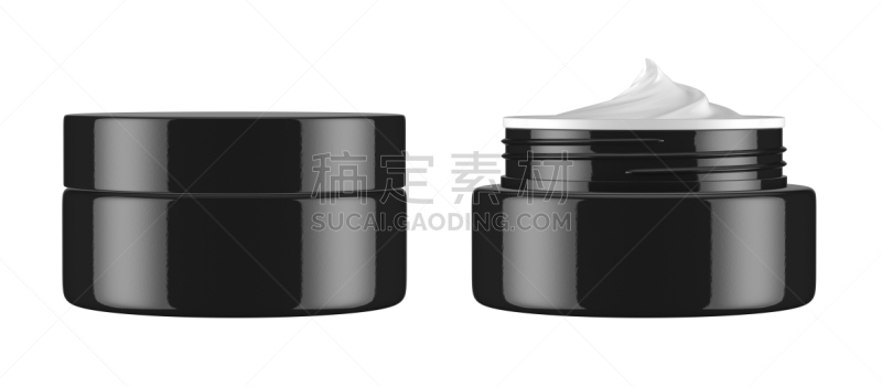 广口瓶,化妆用品,美,空白的,彩妆,水平画幅,发胶,绘画插图,全景,盖子