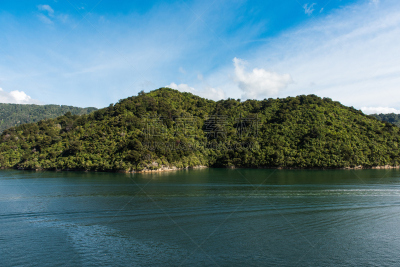 新西兰南岛,新西兰,渡轮,惠灵顿,picton,akaroa,马尔堡,海峡,水,天空