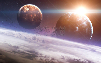 太空,星云,星星,背景,图像,四元素,自然,水平画幅,宇航员,土星