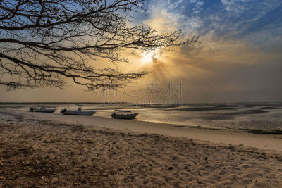 海滩,岛,自然美,几内亚比绍,风景,无人迹,水,群岛,灵性,灵感