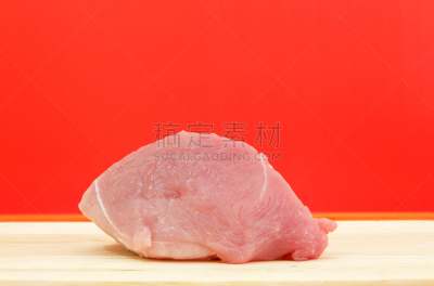 肉,猪,红辣椒,颈,水平画幅,生食,牛排,背景分离,白人,成分