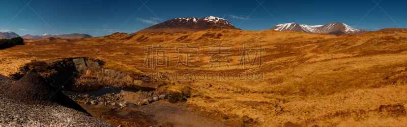 苏格兰,苏格兰高地,因弗内斯,丘陵起伏地形,天空,水平画幅,云,山,雪,无人