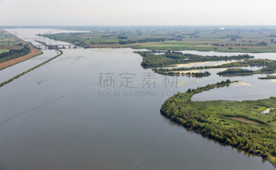 河口,河流,湿地,荷兰,岛,小的,淡水,富营养化,环境,野生动物