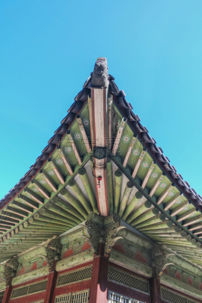 丹青彩画,庆尚北道,首尔,亭台楼阁,垂直画幅,档案,古老的,韩国,热带气候,著名景点