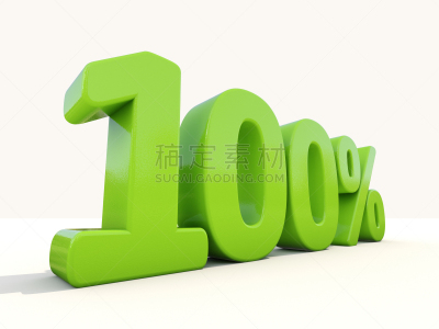 百分比号,白色背景,图标,分数符号,水平画幅,100号,金融,社会保险,比例,数学