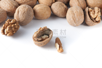 胡桃,脑部,褐色,酸,水平画幅,脂肪酸,特写,农业,食品,自然