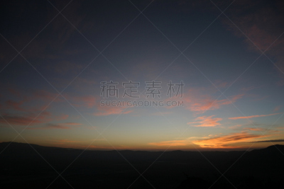 黎明,恩格罗恩格罗保护区,非洲,坦桑尼亚,天空,早晨,野外动物,湖,光,灌木