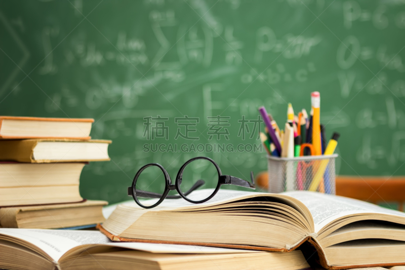 知识,教科书,穗,重返校园,小学,铅笔,图书馆,设备用品,背景,办公室
