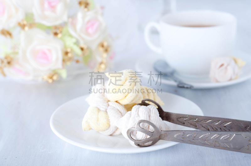 自制的,泽费尔,难嚼的,水平画幅,形状,食物的样式,蛋糕,西风之神,特写,甜点心