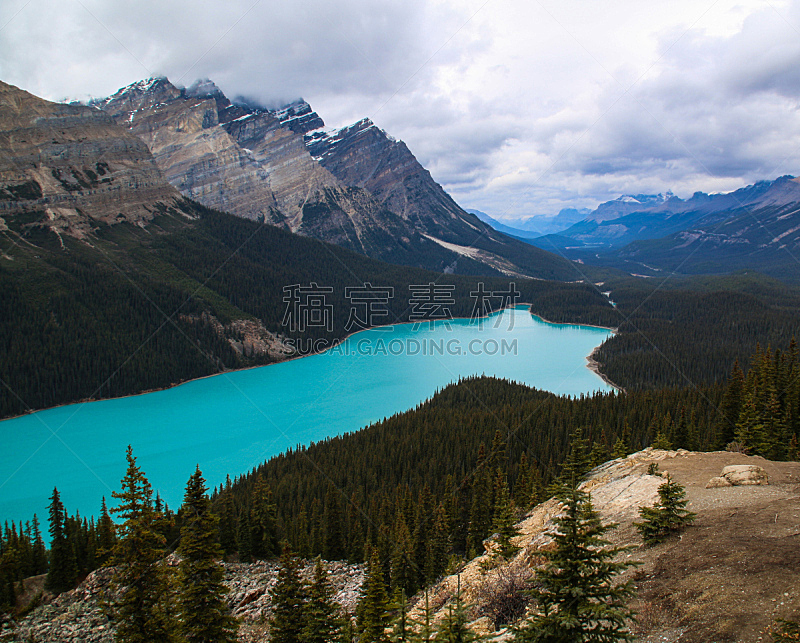 湖,彩色图片,冰河,加拿大,水平画幅,阿尔伯塔省,无人,2015年,班夫国家公园,户外