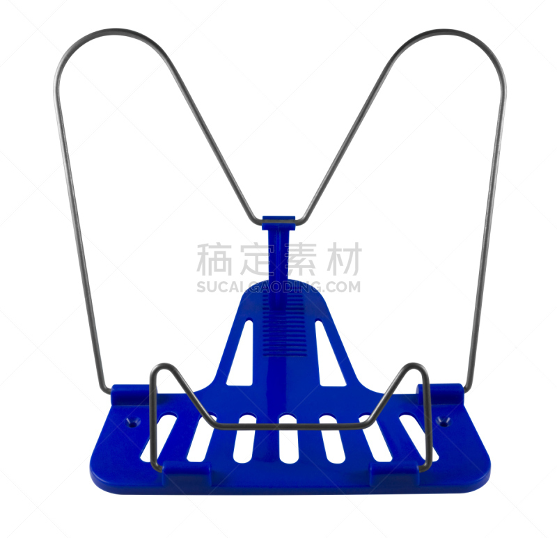 书挡,分离着色,白色,办公室,办公用品,水平画幅,蓝色,白色背景,拿着,塑胶
