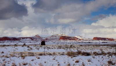 新墨西哥,云,岩石,天空,冬天,地形,山,在上面,国内著名景点,云景