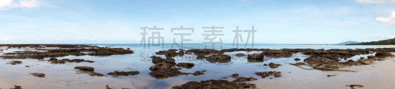 桑顿海滩,风景,美树河国家公园,远洋班轮,水,天空,美,水平画幅,沙子,无人