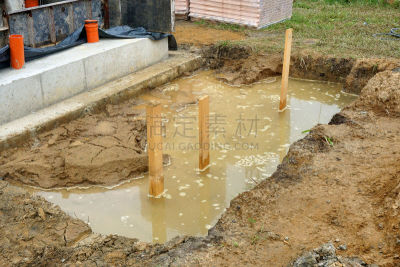 水,充满的,考古学,陆地,矿坑,水平画幅,装管,湿,石灰石,建筑材料