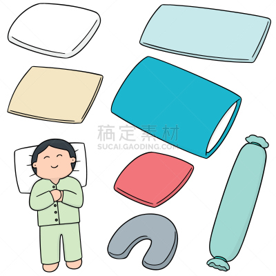 枕头,颈枕,枕垫,学校公寓,失眠症,就寝时间,软垫,舒服,棉,泰国