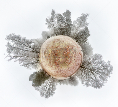 雪,球体,行星,小的,地形,全景,天空,美,新的,度假胜地
