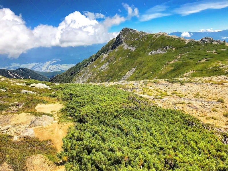 长野县,环境,云,长野县驹根市,天气,草,自然美,岩石,户外,天空