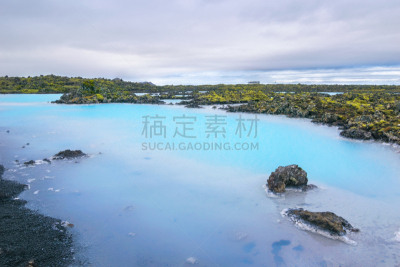 蓝湖,冰岛国,自然,水平画幅,地形,无人,欧洲,spa美容,户外,湖