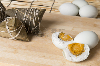 粽子,米饺子,咸蛋,鸭蛋,端午节,点心,饺子,餐垫,水平画幅,高视角