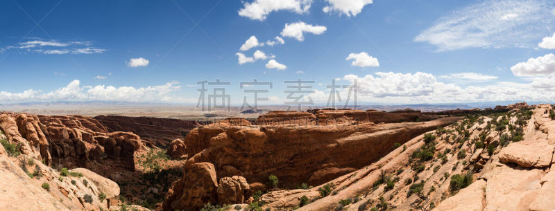滑石小道,精致拱石,摩押,红岩石,水平画幅,沙子,无人,户外,云景,石头