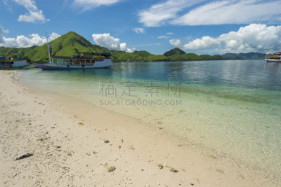 库莫度,印度尼西亚,纳闽,风景,科莫多巨蜥,弗罗里斯岛,群岛,龙,水,天空