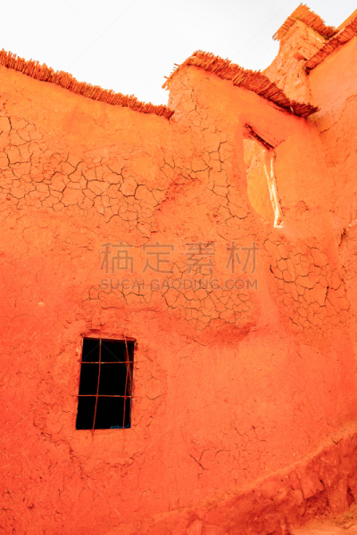 摩洛哥,城市,街道,部分,以前的,世界遗产,撒哈拉沙漠,埃本哈杜村庄