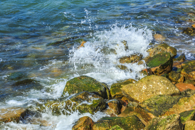 礁石,海滩,海洋,白岩,青岛,水,天空,美,水平画幅,沙子