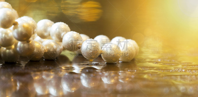 白色,珍珠牡蛎,首饰盒,珍珠首饰,美,贺卡,留白,褐色,古董