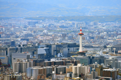 京都塔,都市风景,京都市,日本,车站,新干线,高速列车,近畿区域,美,里山